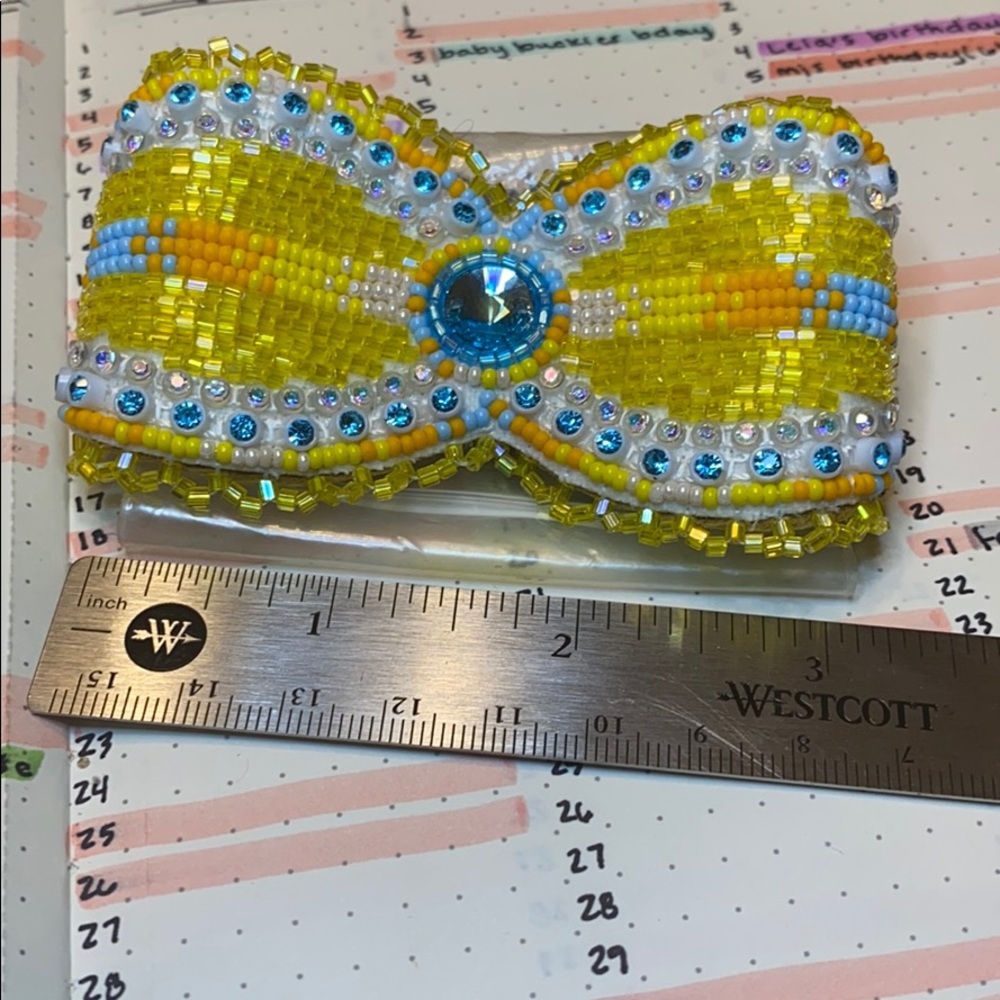 Beaded Hair Barrette
